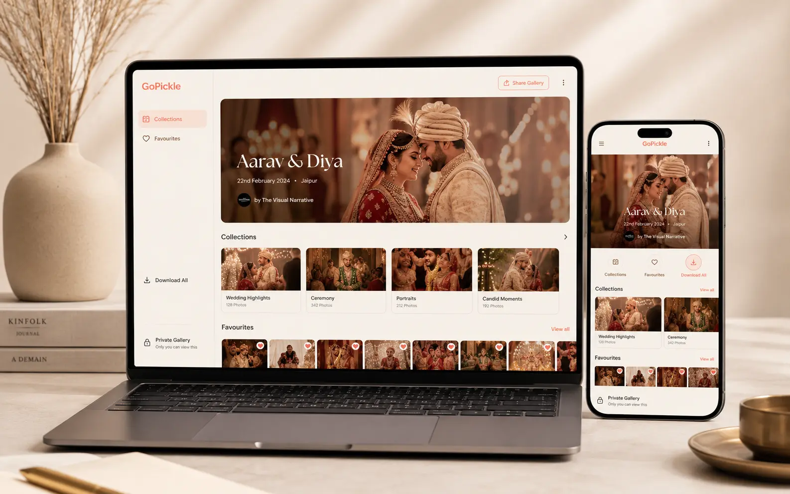 Branded Client Gallery for professional photography delivery